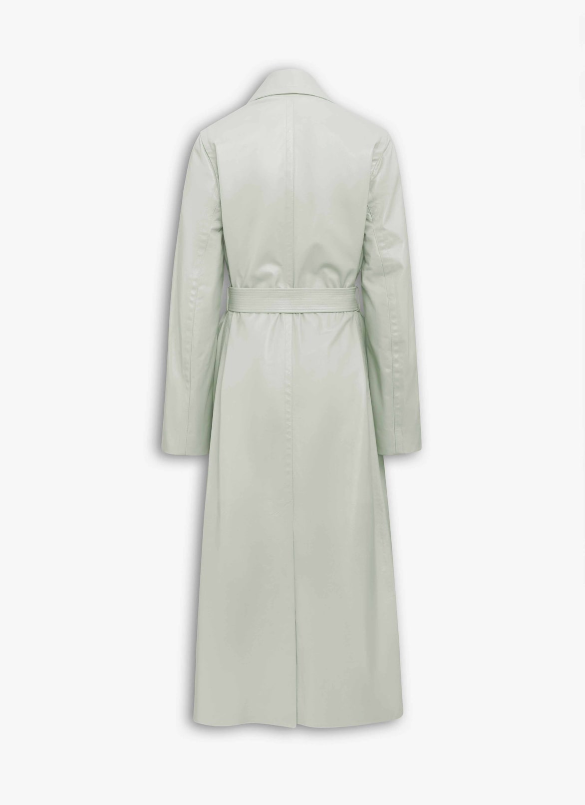 LEATHER TRENCH ALAÏA GREEN LEATHER TRENCH